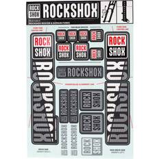 Schijfrem Fietsvorken Vorkensticker Kit Rockshox Boxxer Dual Blanc