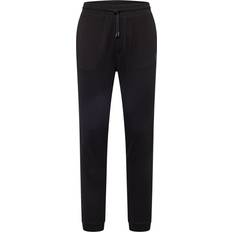 BOSS Sestart Cotton Terry Tracksuit Bottoms Logo Pants - Black