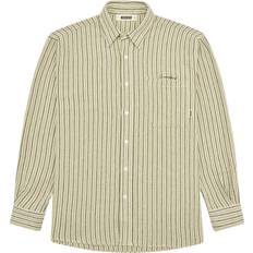 Woodbird Dam Överdelar Woodbird Wbyuzo Knitted Shirt Herr Långärmade Skjortor Från Magasin Off White
