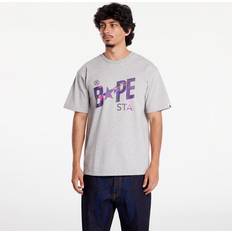 A Bathing Ape Color Camo Bape Sta Logo Tee - Gray