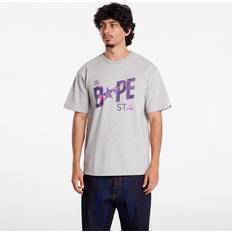 Bape Tops Bape Gray Color Camo STA' Logo T-shirt GRAY (XXXL)