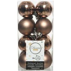 Plastic Kerstversieringen Decoris Kleine Kerstballen 4 cm Set of 16