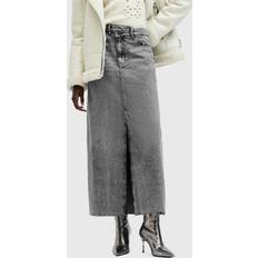 AllSaints Kjolar AllSaints Vintagesvart Maxikjol - Denim Svart
