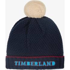 Timberland Baby Faux Fur Pom Pom Knitted Beanie