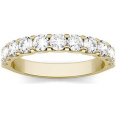 Gold - Moissanites Rings Charles & Colvard Moissanite Anniversary Band 1-1/10 ct. t.w. Diamond Equivalent in 14k White or Yellow Gold Gold