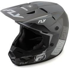 Fly Racing Kinetic Rally MX Helmet - Matte Grey Black White