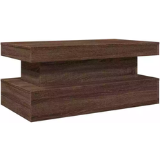 vidaXL LED Lights Brown Oak Sofabord