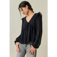 Polyester Bluser Gina Tricot Y frill v blouse