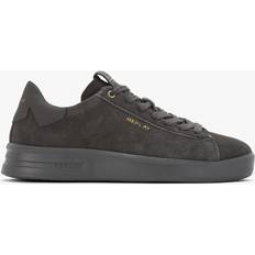 Replay Mens University Dark Grey Suede Trainers 9, Colour: