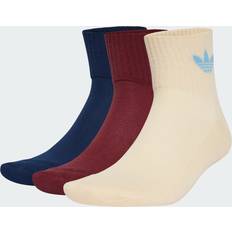 Red Socks Adidas Ankle Pack Unisex Socks Maroon 11-12.5