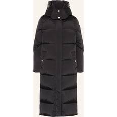 Woolrich Woman Aurora Long Parka in Stretch Nylon Black