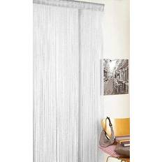 Country Club Glitter String Windows Doors Curtains Panel Divider Curtain White