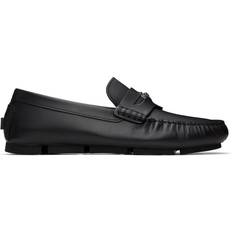 Versace Low Shoes Versace Black Medusa Driver Loafers 1B00E-Black-Rutheni IT