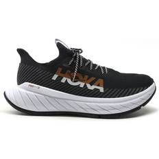 Hoka Mens Trainers Carbon X Lace-Up Low-Top Running Textile Black White Men x