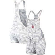 3XL Jumpsuits & Overalls Concepts Sport Women's Gray Los Angeles Angels Camo Overall Romper Gray