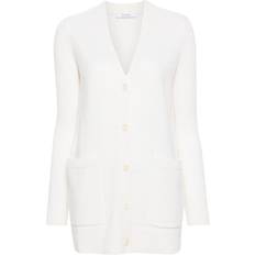 Herre - Uld Bluser Max Mara Tyl De Santis Basic Line Polo Shirt - Hvid