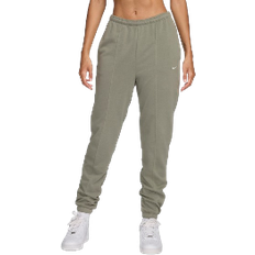 Nike Sportswear Chill Terry Women's Slim High Waisted French Terry Tracksuit Bottoms - Light Army/Sail