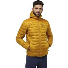 Yellow Jackets Jack Wolfskin Men's Passamani Down Hooded Jacket - Yellow