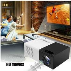 Full HD 1080P USB HDMI HIFI Speaker Mini Portable Projector