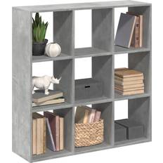 VidaXL Hylder vidaXL Rumdeler 102x29x103 5 cm Konstrueret Træ Betongrå Bogreol