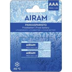 Airam Frostbatteri Lithium FR03 AAA 2-pak