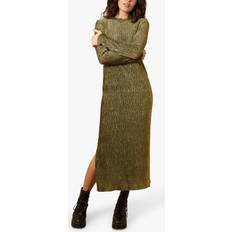 Traffic People Yasmine Velvet Dress, Green