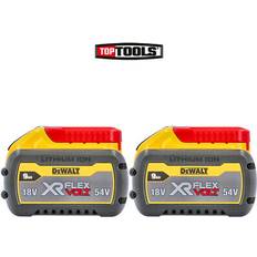 Dewalt dcb547 2x 18v/54v 9ah li-ion xr flexvolt battery twin pack