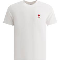 Ami Paris Clothing Ami Paris De Coeur T-Shirts Bianco-Uomo White