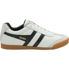 Gola Men Shoes Gola Harrier Leather Lace-Up Trainers - Blanc