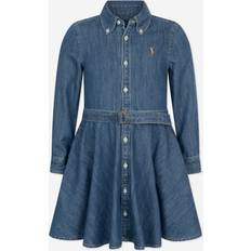 Brown Dresses Polo Ralph Lauren Girls Blue Denim Dress (16 year)