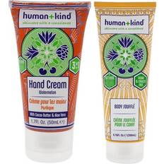 human + kind Human+Kind Hand-Elbow-Feet Cream Watermelon & 6.76 oz Body Souffle 2 Pc Kit