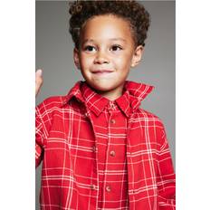 Red Shirts H&M Boys Red Cotton flannel shirt 5-6Y