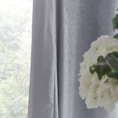 Curtains & Accessories Catherine Lansfield Crushed Velvet Glamour Sequin Lined Eyelet Curtains - Grey (Width 168 x 54 in)