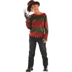 Kids freddy krueger costume boys nightmare killer halloween fancy dress horror