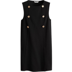 H&M Mini Dress with Buttons - Black