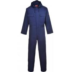 Blue Overalls Portwest Herr Bizveld Hooded Overall