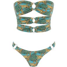 Verde Costumi da bagno Reina Olga Cage Bikini Set - Green - Female