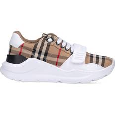 Burberry Scarpe Burberry New Regis Sneakers - Canvas Check and Rubber - Beige