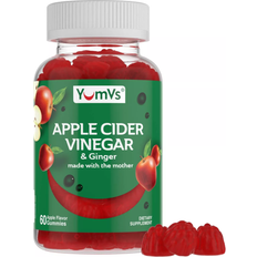 Apple Weight Control & Detox YUM-V'S Apple Cider Vinegar Gummies with The Mother + Ginger 60 pcs