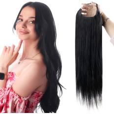 Hair Products Full Shine U Part Human Hair Wig 14 Inch 120 Gram Short U Shaped Hair Straight Color 1