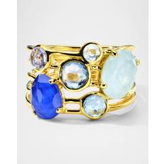 Ippolita Rock Candy Gelato Mare 6-Stone Cluster Ring in 18K Gold