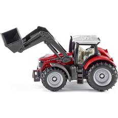 Métal Voitures miniatures Siku 1484 Tracteur Massey Ferguson avec chargeur frontal 1484