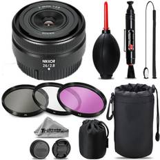 Nikon Nikkor Z 26mm F/2.8 Lens+ UV + FLD + Blower Brush + Lens Pen