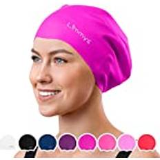 Men Swim Caps Limmys Premium Soft Silicone Swimming Cap