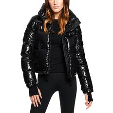 Women Coats SAM Freestyle Cropped Puffer Coat - Jet