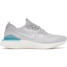 Basketbalschoenen Nike Epic React Flyknit 2 - Vast Grey/Blue Lagoon