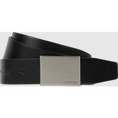 Calvin Klein Herre Tilbehør Calvin Klein Formal Plaque Belt - Black
