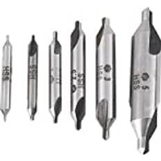 Walfront 60 graders HSS Center Drill Set Drill Bits Center Drill Countertersink Spot Drill 6st 1/1.5/2 2.5/3 5mm for Metal