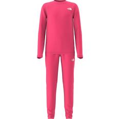 Recycled Materials Base Layer Children's Clothing The North Face Dotknit Thermal Set - Kids' Radiant Poppy