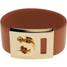 Brown - Women Bracelets Ferragamo Women Gancini bracelet (S/M) Brown